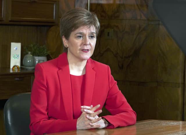 First Minister Nicola Sturgeon. Picture: Scottish Government/PA Wire