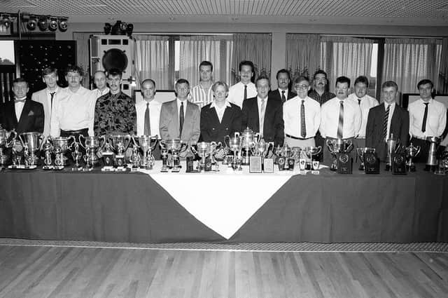 Mansfield Sunday League football's presentation in 1990 - did you win any trophies that year?
