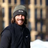 Tommy Fleetwood, pictured during last year's Alfred Dunhill Links Championship on the Old Course, is hoping to have something to smile about when he returns to St Andrews in July for the 150th Open. Matthew Lewis/Getty Images.