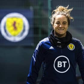 Sophie Howard during a Scotland Women's training session at the Oriam, on November 23, 2021, in Edinburgh, Scotland.  (Photo by Craig Foy / SNS Group)