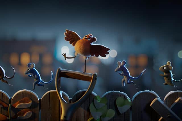A still from Robin Robin, which was released by Netflix as a Christmas special and which includes Gillian Anderson and Richard E Grant among its cast. PIC: Contributed.