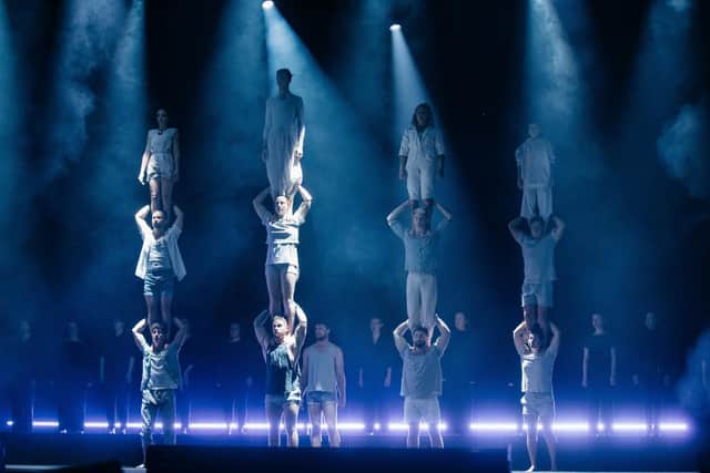 Performers from Australia and Scotland appeared in the Edinburgh International Festival's free curtainraiser Macro at Murrayfield Stadium. Picture: Andrew Perry