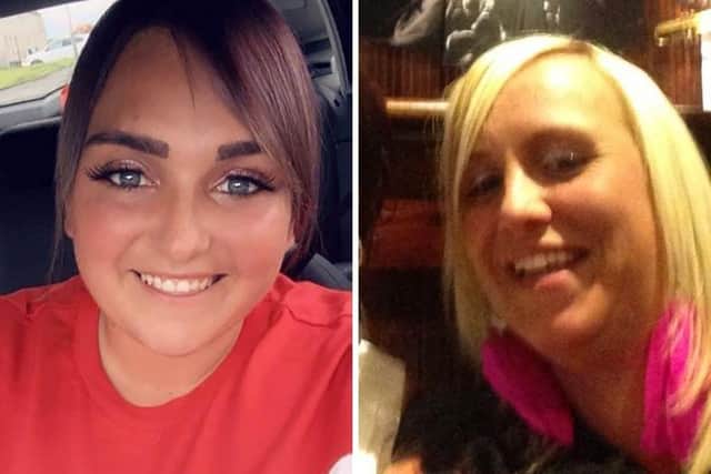The two women have been named locally as NHS worker Emma Robertson Coupland, 39, and her daughter, Nicole Anderson, 24.