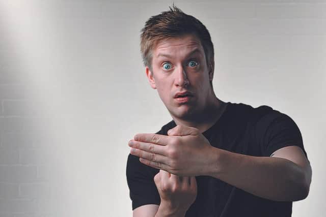 Daniel Sloss said female comics warned each other about Russell Brand. Picture: Ritchie Steele