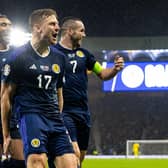 Stuart Armstrong boosted his hopes of making Scotland's Euro 2024 squad with a goal against Norway. (Photo by Alan Harvey / SNS Group)