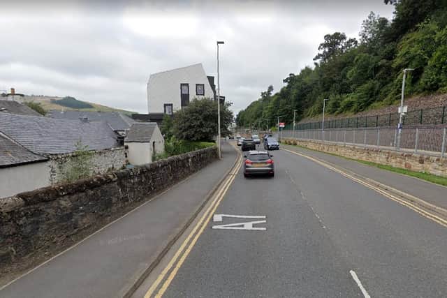 A man was struck during a hit and run on the A7, Ladhope Vale on Sunday (Photo: Google Maps).