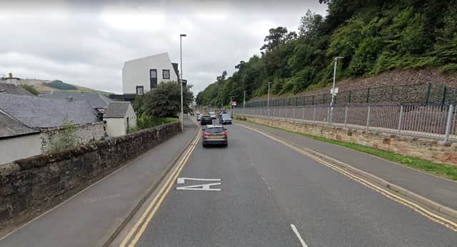 A man was struck during a hit and run on the A7, Ladhope Vale on Sunday (Photo: Google Maps).
