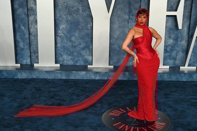Cardi B attending the Vanity Fair Oscar Party held at the Wallis Annenberg Center for the Performing Arts in Beverly Hills, Los Angeles, California, USA