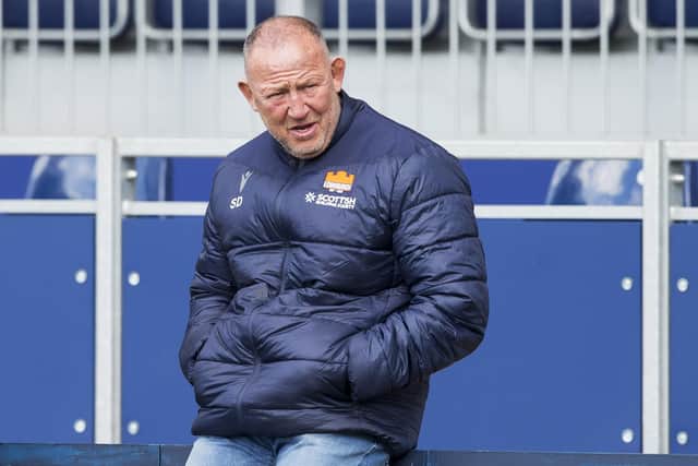 Steve Diamond is staying with Edinburgh Rugby until at least August. (Photo by Ewan Bootman / SNS Group)