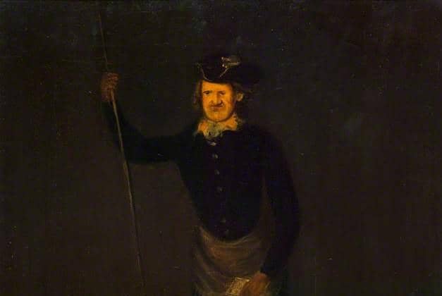 Charles Leslie, aka 'Mussel Mou'd Charlie', was a Jacobite ballad singer and ‘flying stationer’ (Picture: National Galleries of Scotland)