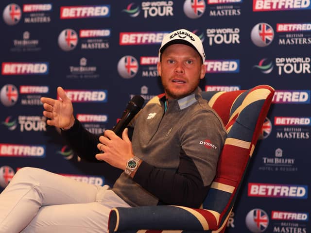 England's Danny Willett is hosting the British Masters for the second time this year.