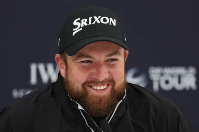 Shane Lowry during a press conference in St Andrews ahead of the Alfred Dunhill Links Championship. Picture: Oisin Keniry/Getty Images.
