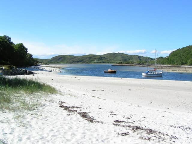 Silver Sands of Morar in Lochaber is one of Scotland's beauty spots that has seen an infux of visitors as lockdown eases, with issues of littering and dirty camping reported. PIC: Norrie Adamson/geograph.org/CC.