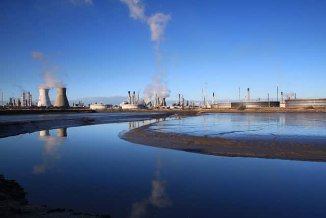 Ineos, which owns and operates the chemical plant and refinery complex at Grangemouth, has set out plans to generate hydrogen and deploy carbon capture and storage technology to lower emissions from its operations. Picture: Ineos