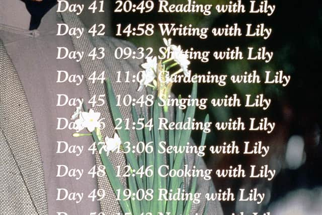 100 Days with Lily by Lee Mingwei, 1995 PIC: Courtesy of Lee Studio