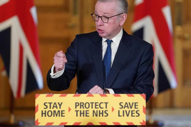 Cabinet Office Michael Gove. Picture: Pippa Fowles/10 Downing Street/Crown Copyright/PA Wire