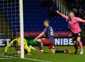 Inverness' Billy McKay scores to make it 2-1 against Kilmarnock.