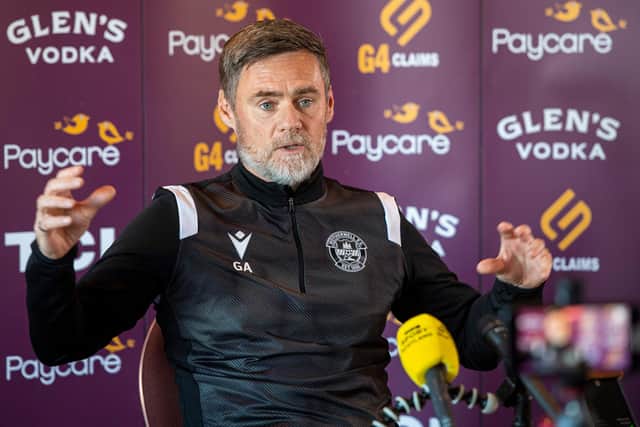 Motherwell manager Graham Alexander.