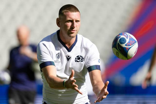 Finn Russell has reiterated his desire to represent Scotland at the next World Cup.