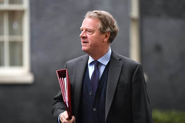 Scotland Secretary Alister Jack arrives at Downing Street. Picture: Leon Neal/Getty Images