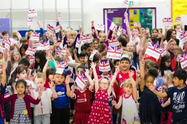 The One Britain One Nation campaign has produced a patriotic anthem that UK Education Secretary Gavin Williamson is encouraging children to sing