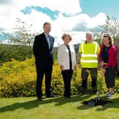 From left: Inchmarlo Retirement Village Director Richard Skene, Alison Skene, Jim Wilkie, Jane Grieve and Charles Skene.