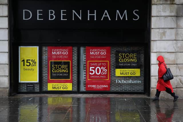The closure of Debenhams stores in Glasgow and across the UK will mean a loss of significant tax revenue (Picture: Andrew Milligan/PA)