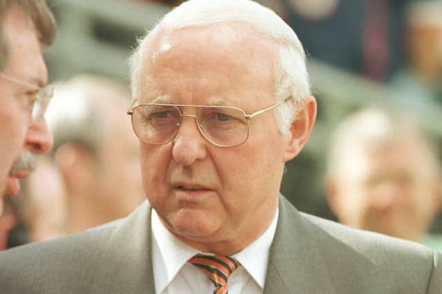 Jim McLean: was not amused by wedding dress picture