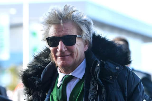 Celtic fan and singer Sir Rod Stewart has called for a Scott Brown statue at Parkhead