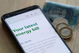 Energy bills are set to fall to their lowest level in more than two years from the start of April. Photo: PA