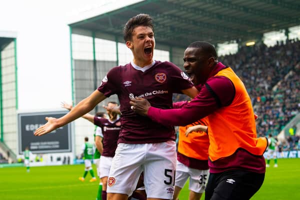 Former Hearts star Aaron Hickey has been attracting interest this summer. Picture: SNS