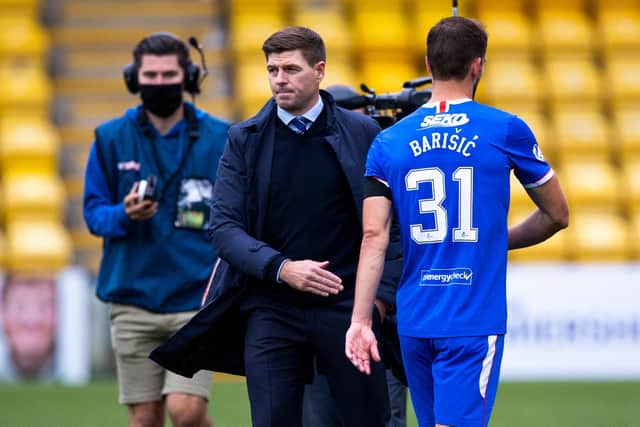 Borna Barisic is one of Steven Gerrard's and Rangers' key assets. Picture: SNS