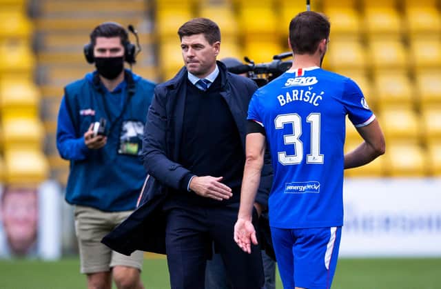 Borna Barisic is one of Steven Gerrard's and Rangers' key assets. Picture: SNS