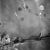 One startling image captures a Luftwaffe bombing raid on the Firth of Forth in 1939. Picture: Nigel Clarke