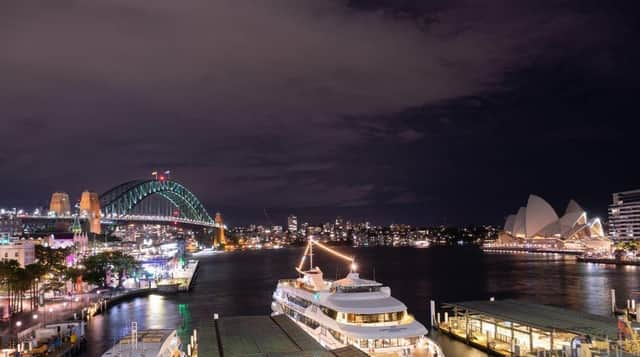 Sydney Harbour, pictured here earlier this year, was crammed with Coronation revellers in 1953.