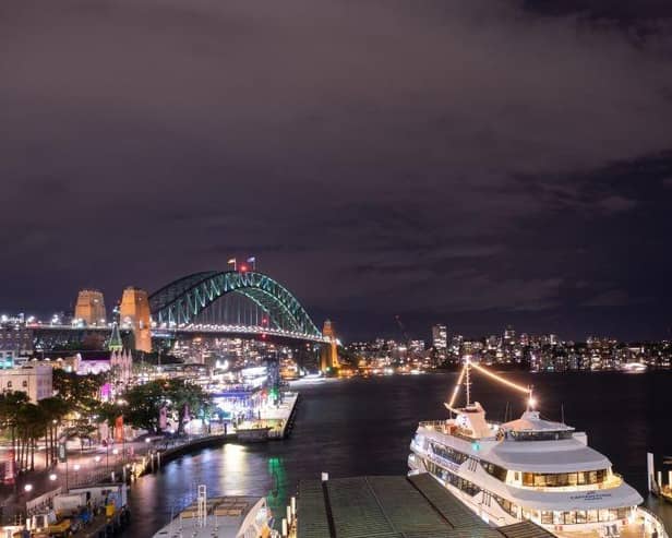 Sydney Harbour, pictured here earlier this year, was crammed with Coronation revellers in 1953.