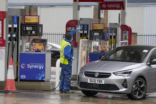 Many gas stations around Britain have shut down in the past five days after running out of fuel, a situation exacerbated by panic buying among some motorists. Photo: AP Photo/Frank Augstein.
