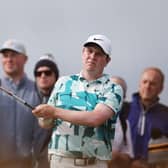 Bob Macintyre in action during the first round of the Genesis Scottish Open at The Renaissance Club. Picture: Jared C. Tilton/Getty Images.
