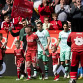 Aberdeen have a five-point lead over Hearts and six over Hibs in the race for third. (Photo by Mark Scates / SNS Group)
