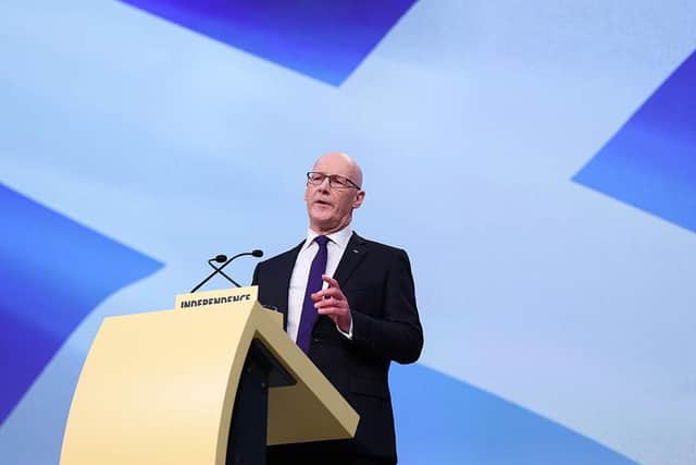 First Minister John Swinney has put the idea of an independence referendum before voters once again (Picture: Jeff J Mitchell/Getty Images)