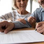 Making a will in Scotland: What it covers, who can help, and how much it will cost. Stock image
