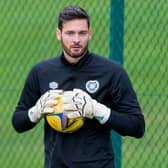 Craig Gordon returned to Hearts training yesterday after starring in Scotland's win over the Faroe Islands.  (Photo by Mark Scates / SNS Group)