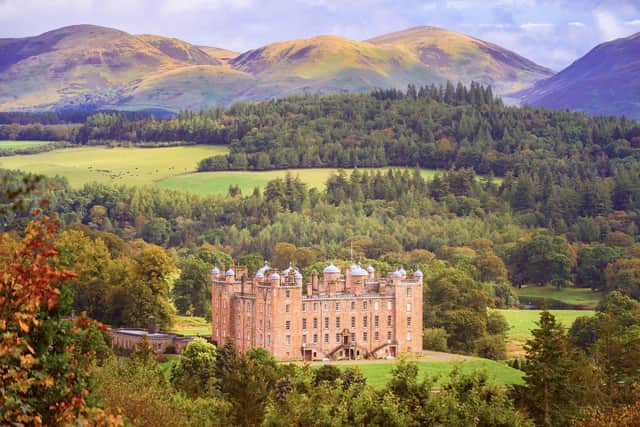 Drumlanrig Castle and estate in Dumfries and Galloway, which is owned by the Duke of Buccleuch, one of Scotland's largest landowners
