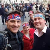 Rob Wainwright (left) with the late Doddie Weir (far right)