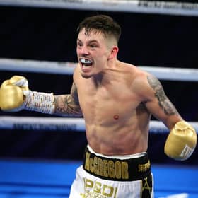 Lee McGregor defeated Karim Guerfi in March to be crowned European bantamweight champion. Picture: Alex Livesey/Getty Images