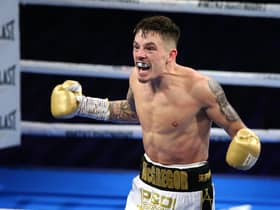 Lee McGregor defeated Karim Guerfi in March to be crowned European bantamweight champion. Picture: Alex Livesey/Getty Images