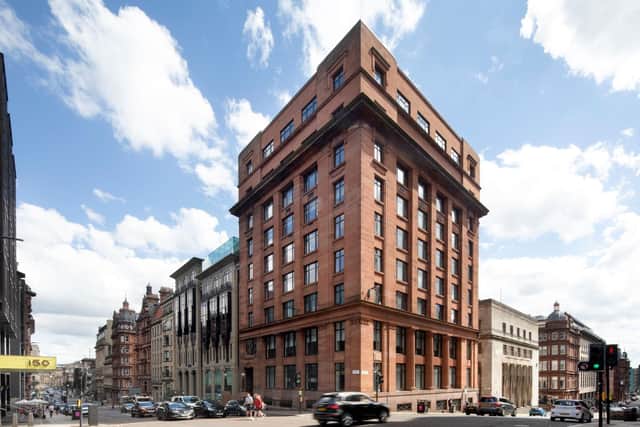 145 St Vincent Street is a prominent building in Glasgow city centre.