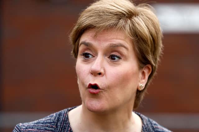 Nicola Sturgeon is wrong about a simple majority being good enough for Scottish independence (Picture: Jeff J Mitchell/pool/AFP via Getty Images)