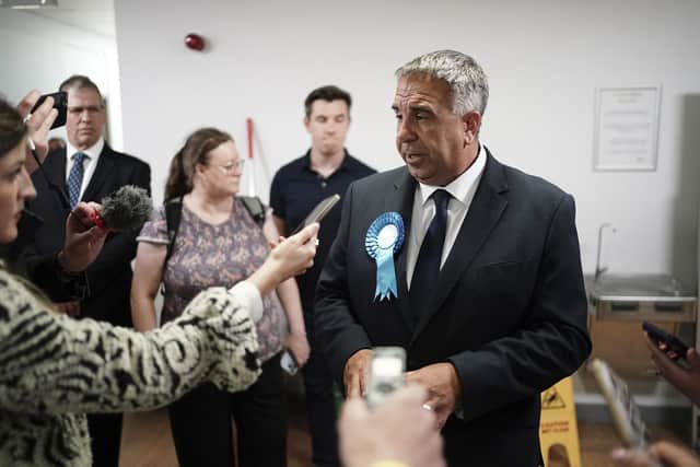 Steve Tuckwell narrowly held onto Uxbridge and South Ruislip. Image: Jordan Pettitt/Press Association.