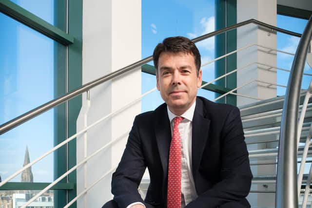 Shepherd and Wedderburn managing partner Andrew Blain said staff deserved a reward for their resilience during a challenging year. Picture: Mike Wilkinson